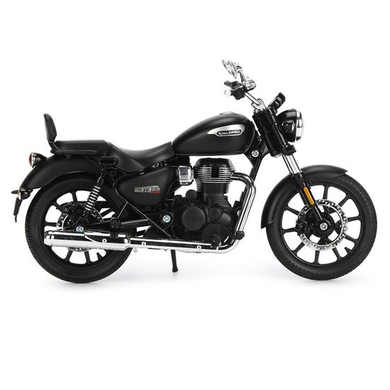 Royal Enfield Meteor 350 Stellar Black colour scale 1/12 by Maisto
