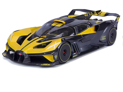 Bburago Bugatti Bolide W16 8.0 Yellow black year 2020 1/18