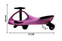 Brunte Kids Swing Cars Magic car Swing Cars for Kids | Ride on Car for Kids Push Ride on Toy Kids Car Purple