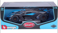 Bburago Bugatti Bolide W16 8.0 Blue year 2020 1/18