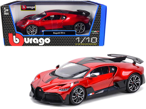 Bburago Bugatti Divo 1/18 Red