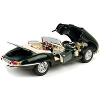Bburago 1961  Jaguar E-type Cabriolet 1/18 Metallic Green