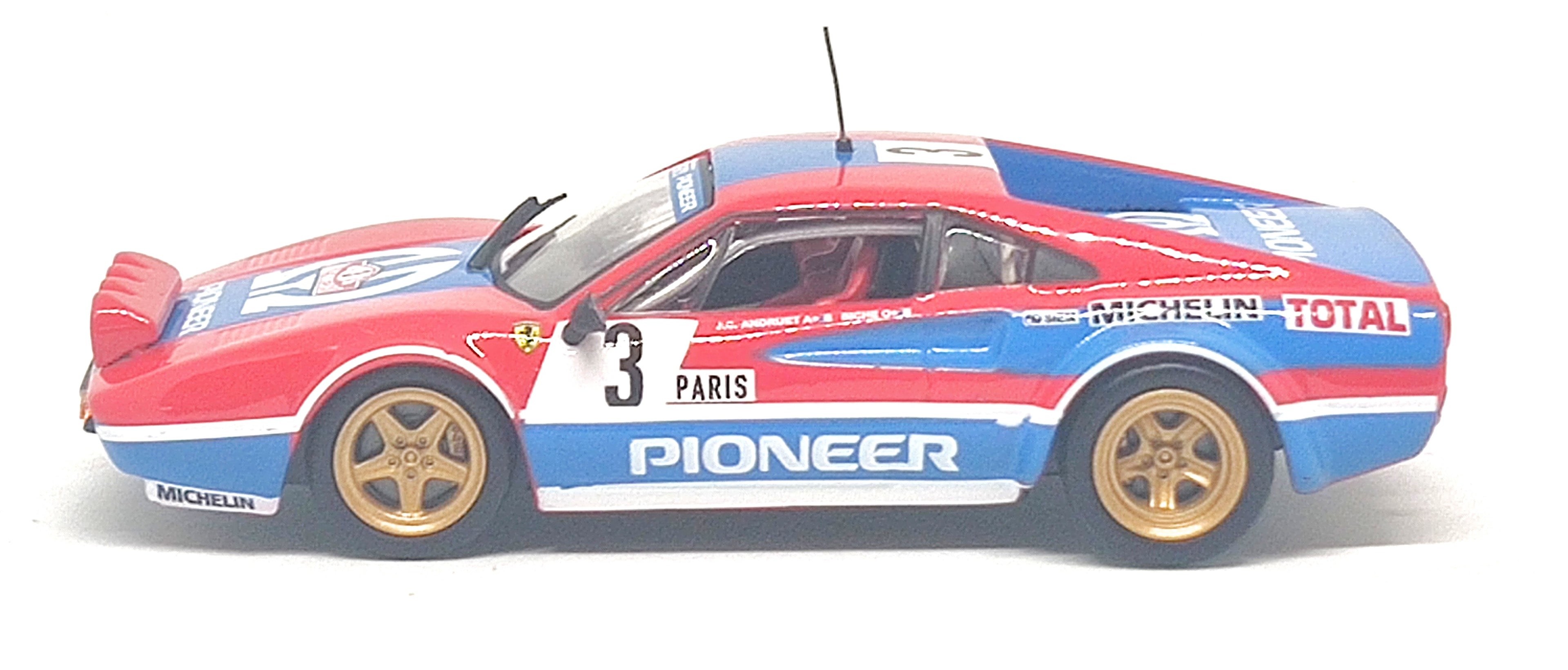 Altaya 1/43 - Ferrari 308 GTB - Rallye Monte-Carlo 1982 #3 - Modèle Diecast
