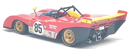 Bburago Ferrari 312P 6th Watkins Glen 1972 by J Lckx/ M Andretti 1/43