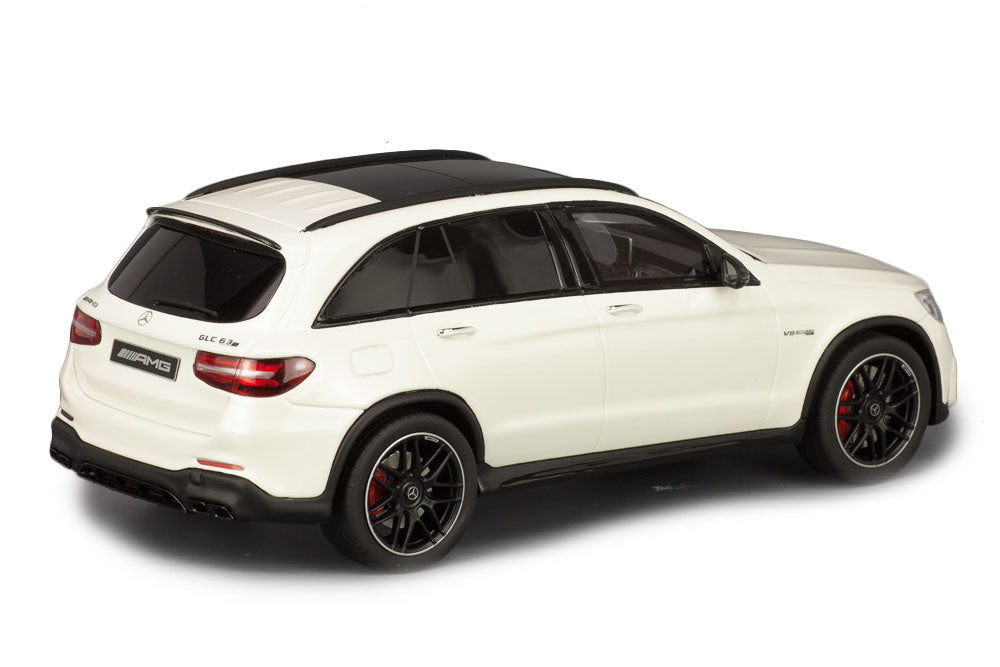 GT Spirit Mercedes Benz AMG GLC 63 SUV Limited Edition Diamond White Bright 1/18