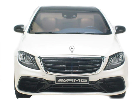 GT Spirit Mercedes Benz AMG S 63 Limited Edition Diamond White Bright 1/18-hobbytoys