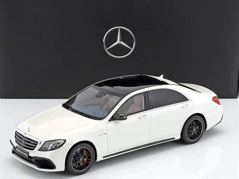 GT Spirit Mercedes Benz AMG S 63 Limited Edition Diamond White Bright 1/18-hobbytoys