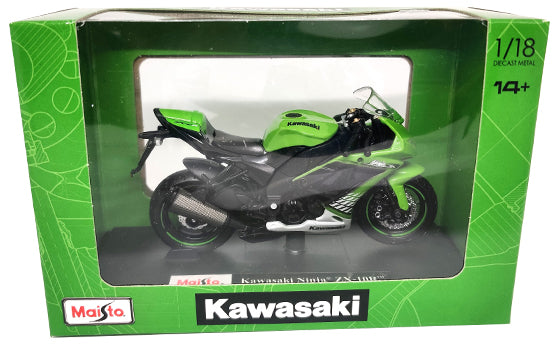 Maisto Kawasaki Ninja ZX-10R 1/18-hoobytoys