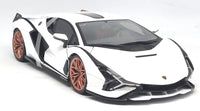 Bburago Lamborghini Sian FKP 37 1/18 White