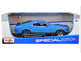 Maisto 1970 Ford Mustang Mach 1 1/18 Blue-hobbytoys