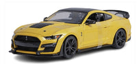 Maisto 2020 Mustang Shelby GT 500 1/18 Yellow