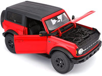 Maisto 2021 Ford Bronco Wildtrak 1/18 Red