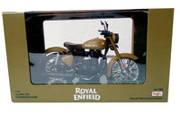 Royal Enfield Classic 350 Signals Stormrider Sand colour scale 1/12 by Maisto