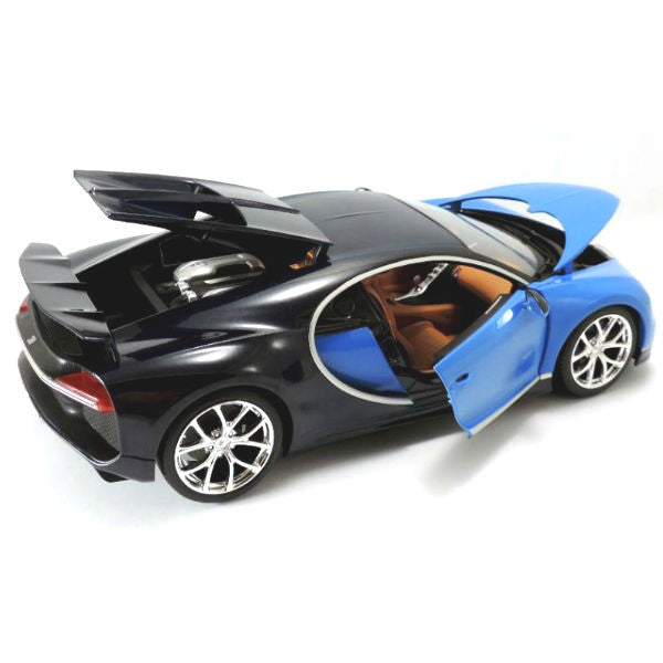 Bburago Bugatti Chiron 1/18 Blue - Hobbytoys - 4