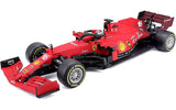 Bburago 2021 F1 Ferrari SF21 Ferrari Racing Team #55 Racing C Sainz car 1/18