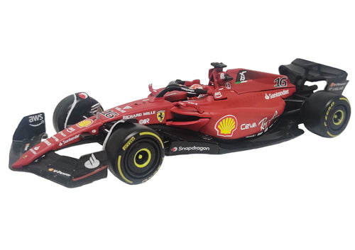 Copy of Burago 2022 F1 Ferrari-75 Racing Team #16 Santander C.Sainz car 1/43-hobbytoys
