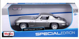 Maisto 1965 Chevrolet Corvette 1/18 Silver