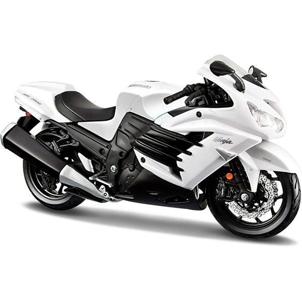 Maisto Kawasaki Ninja ZX-14R 1/12 White - Hobbytoys