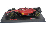 Burago 2022 F1 Ferrari-75  Racing Team #16 Santander C.Sainz  car 1/43-hobbytoys