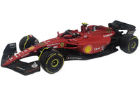 Burago 2022 F1 Ferrari-75  Racing Team #16 Santander C.Sainz  car 1/43-hobbytoys