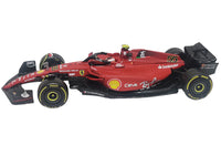 Burago 2022 F1 Ferrari-75  Racing Team #16 Santander C.Sainz  car 1/43-hobbytoys