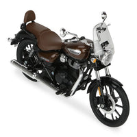 Royal Enfield Meteor 350 Nebula Brown colour scale 1/12 by Maisto