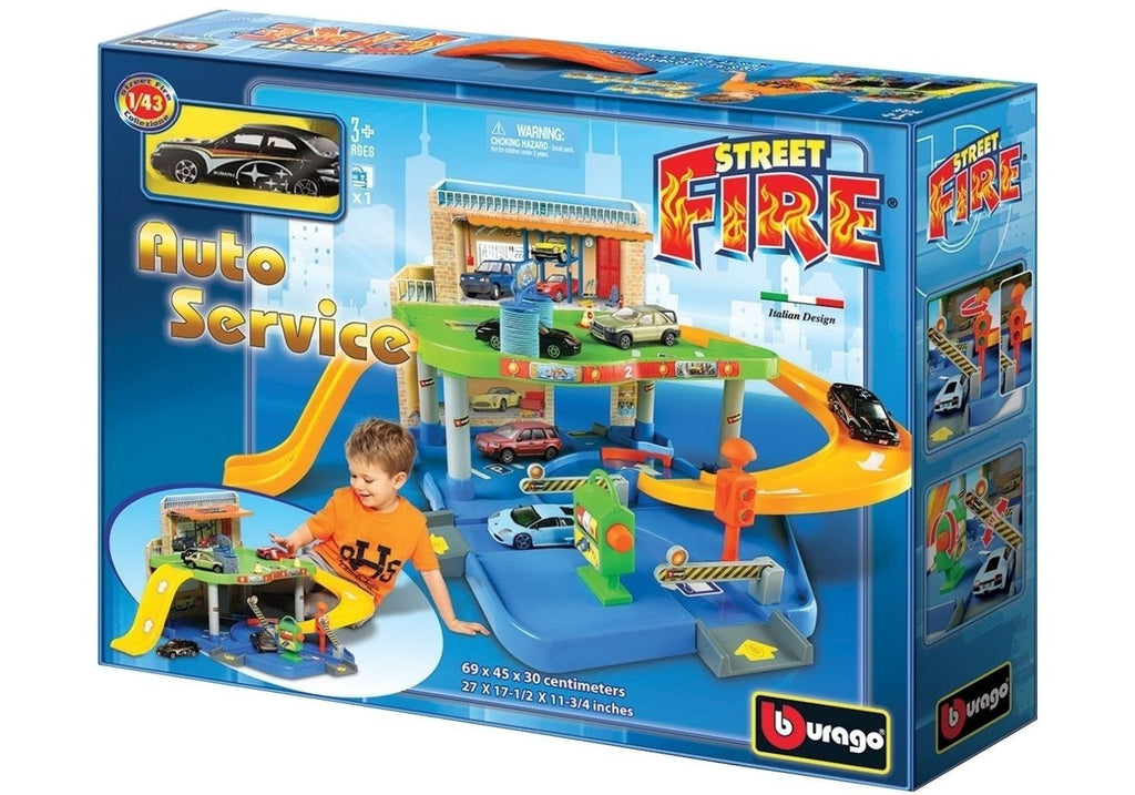 Bburago Streetfire Auto Service Play Trackset