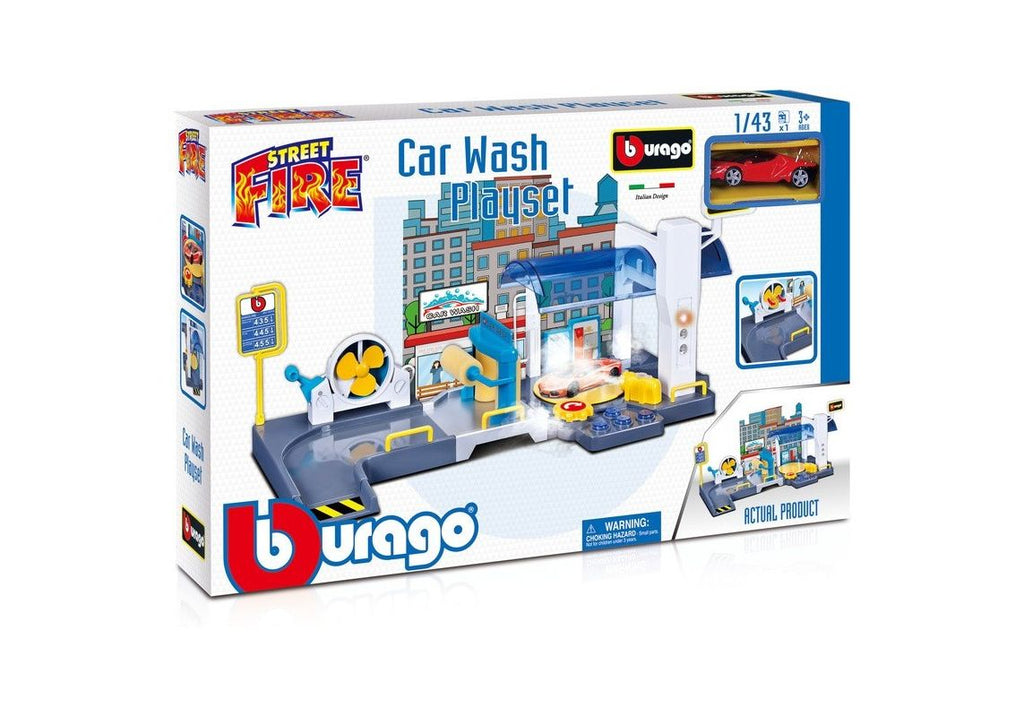 Bburago Streetfire Car Wash Trackset